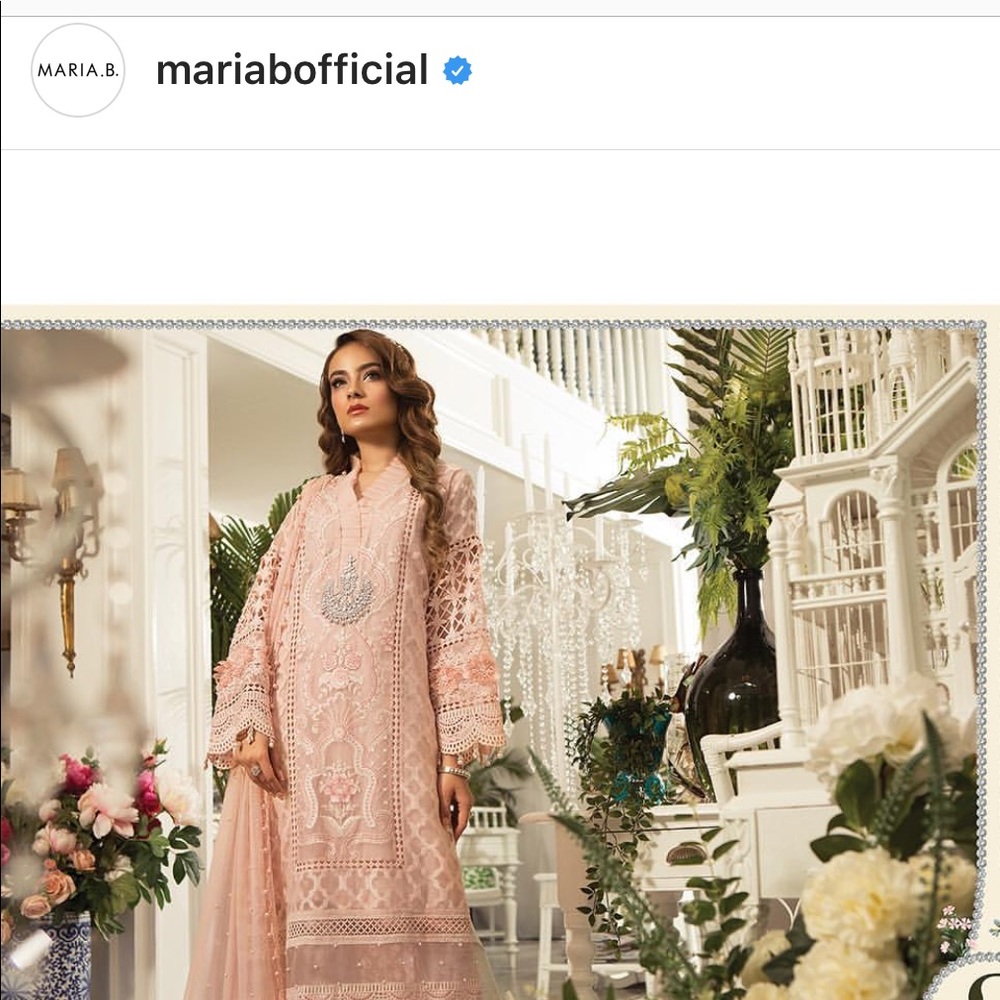 Pakistani Designer Maria b dress